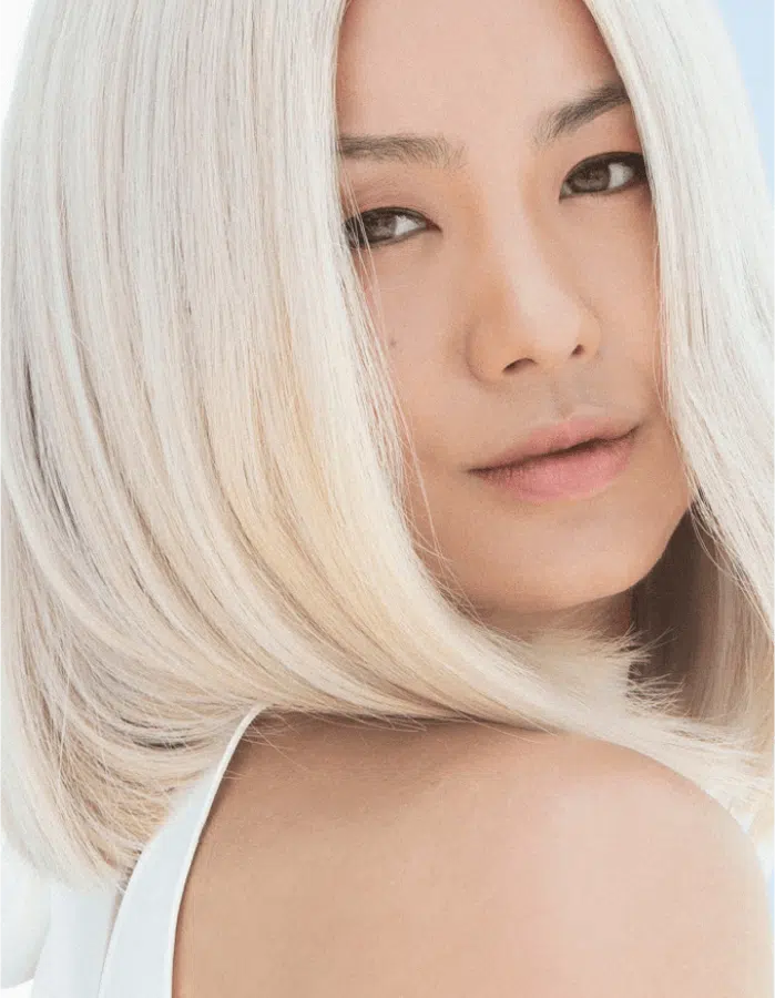 White Haired Model